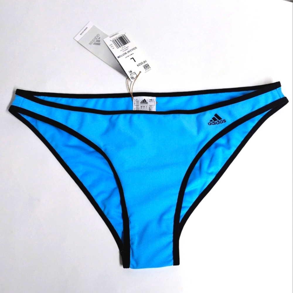 Adidas Soul leaf Sporty bikini bottom women's size L. NWT 🔥